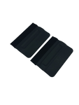 AE-82BKMF2 - Black Magnetic Bondo Cards with Felt (2pk) - AE QUALITY FILM